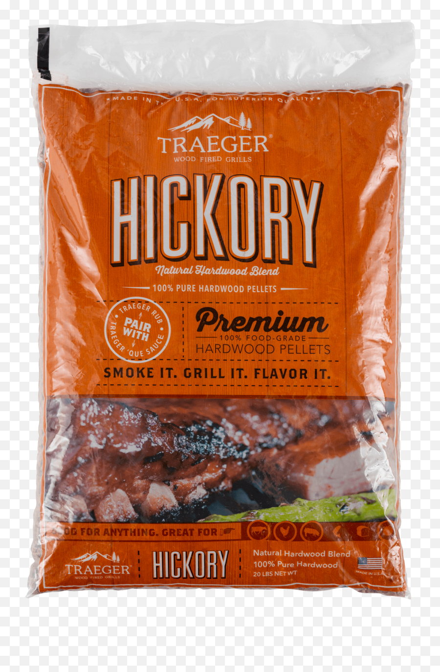 Hickory Bbq Hardwood - Traeger Grill Pellets Png,Smoke Trail Png