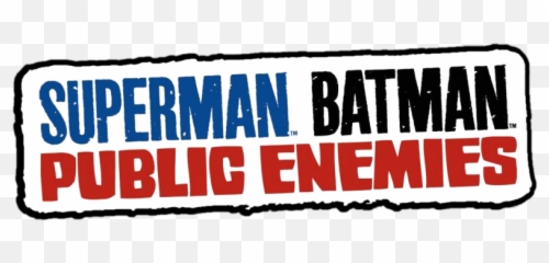 Download Batman Superman Logo Png - Supermanbatman Public Enemies