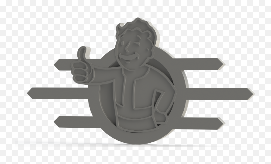 Fallout Badge Set - Cartoon Png,Fallout Logo