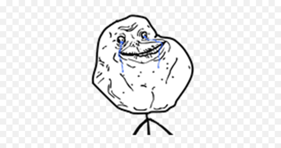 Forever Alone Meme Transparent Png - Forever Alone Guy,Forever Alone Png