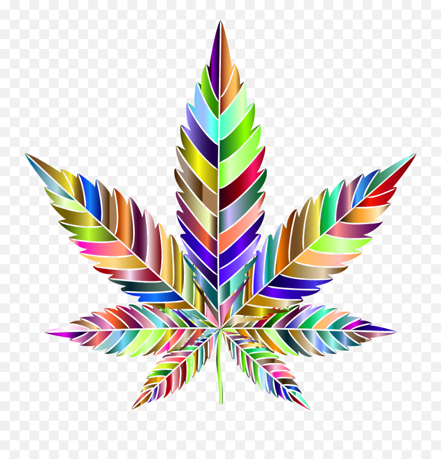 Big Image - Abstract Marijuana Png,Pot Leaf Png