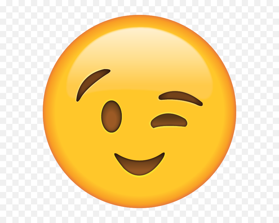 Download Free Png Wink - Slightly Smiling Face Emoji,Wink Png