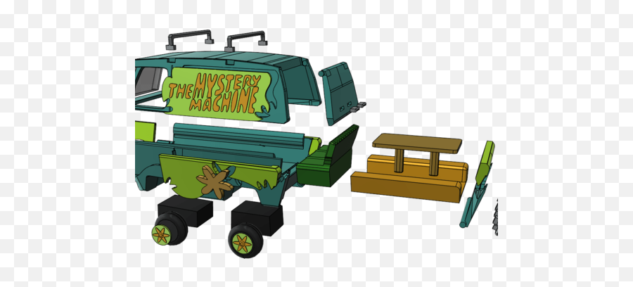 Download 3d Printing Templates The - Pickup Truck Png,Mystery Machine Png