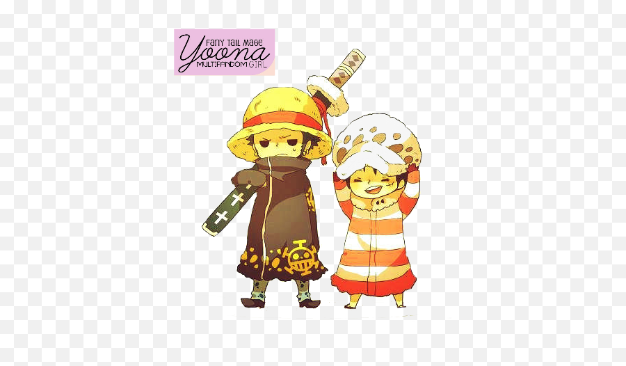 Law X Luffy Chibi Render By Yoonafandom One Piece Luffy Trafalgar Law Va Luffy Chibi Png Law Png Free Transparent Png Images Pngaaa Com