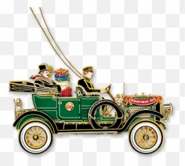 Vintage Christmas Ornaments Png - More Views Vintage Car Christmas Day