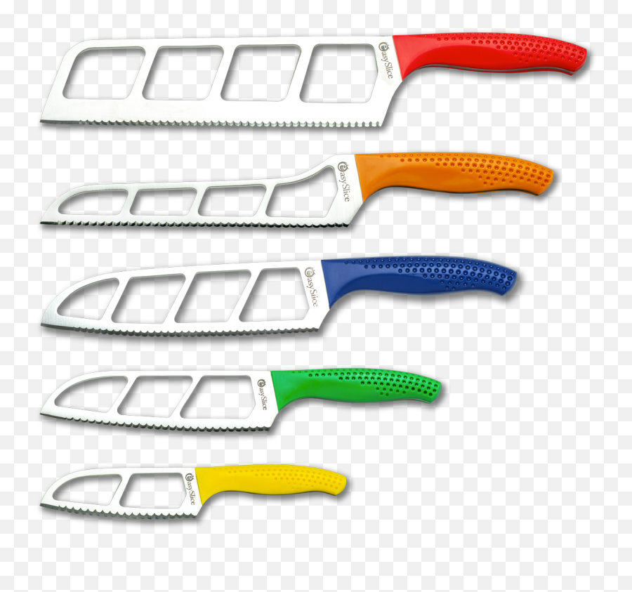 Easy Slice 5 Pack - Easy Slice Kitchen Knife Set Png,Kitchen Knife Transparent