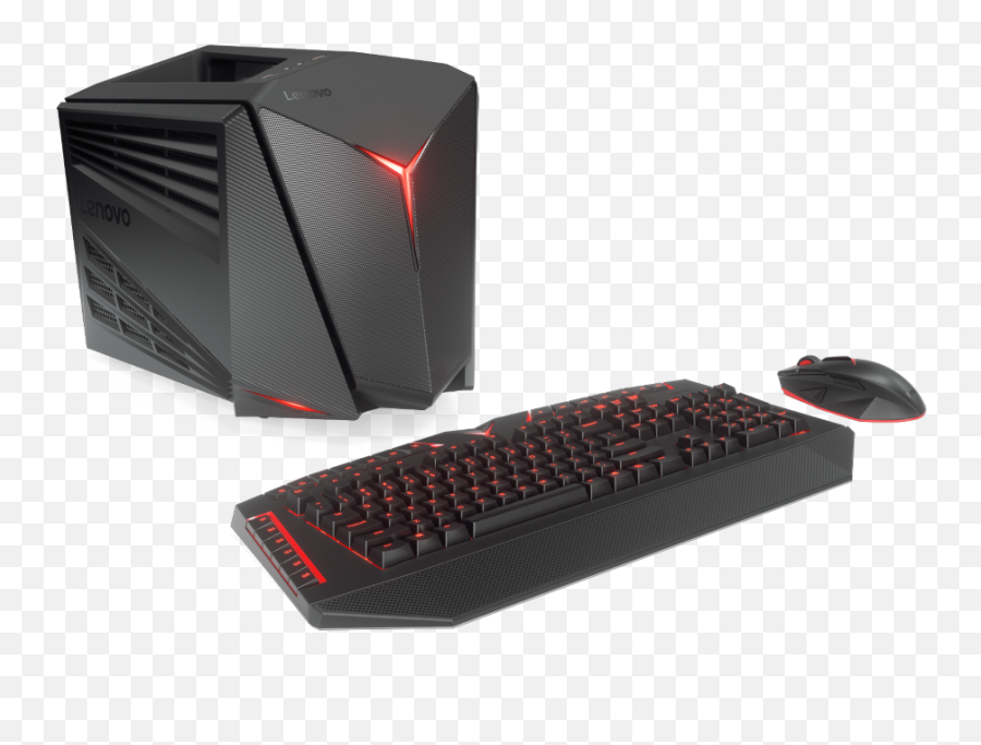 Lenovo - Ideacentrey710cubewithkeyboardmouse Mspoweruser Lenovo Y7 10 Cube Png,Keyboard And Mouse Png