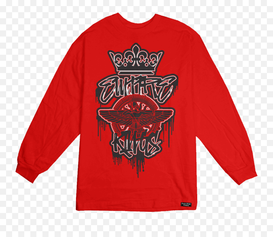 Ek Graffiti Longsleeve Tee - Bloodbath Hoodie Png,Graffiti Crown Png