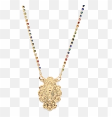 Camelia Holy Grail Necklace - Rudraksha Chain png