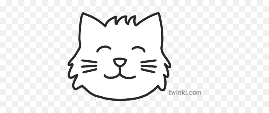 Cat Face Cute Animalsemoji Story Book Differentiated - Cartoon Png,Cat Face Png