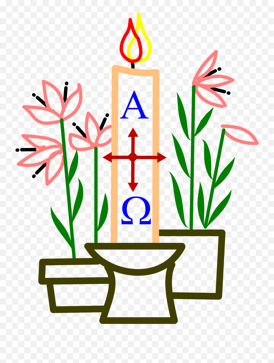 Easter Vigil Png Free - Clip Art Symbol Paschal Candle,Vigil Png