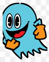 Inky - Pac Man Ghost png