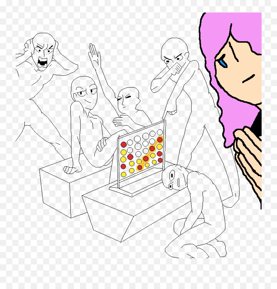 Send Jesus - Draw The Squad Connect Four Png,Jesus Hands Png