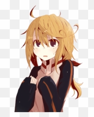 Anime Girl Blonde Hair Transparent Png - Neko