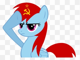 Little Poney Ussr - Flag Of The Soviet Union 1029x777 Gray My Pony png
