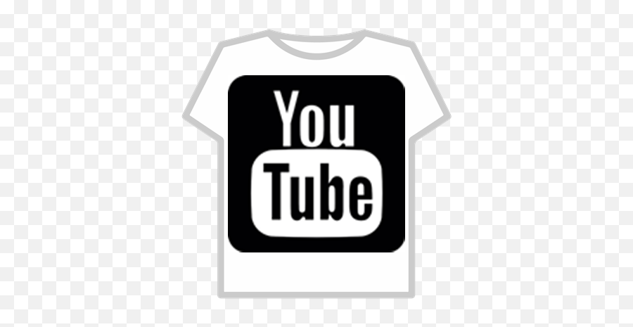 Youtube - Roblox Youtube Logo Black Png,Youtube Black And White Logo