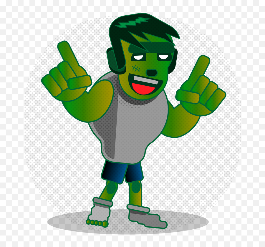 Free Zombie Vector Png Download Clip Art - Cartoon,Zombie Hand Png