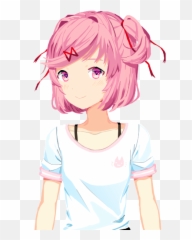 Download Oc Fanartfinally Finished My Natsuki Vector - Ddlc Ddlc Blep Png,Natsuki Png