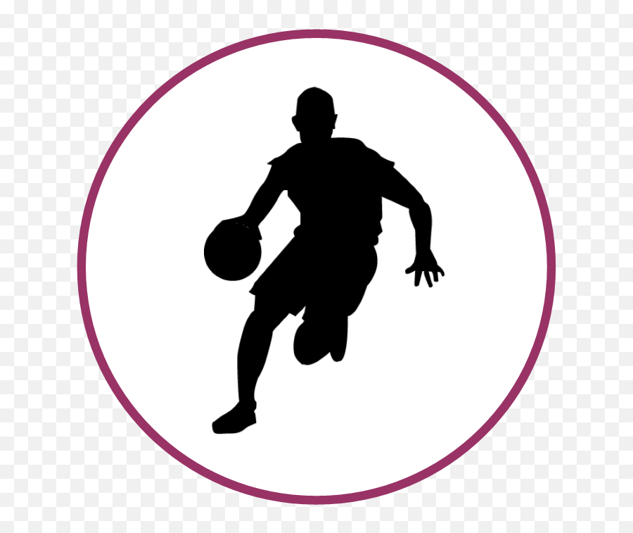 Basketball Silhouette Png Download - Transparent Basketball Player Silhouette,Basketball Silhouette Png