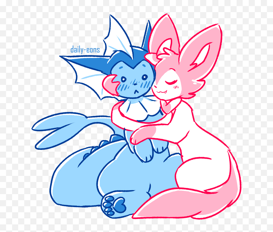 Sylveon Transparent Png Image - Cute Sylveon And Vaporeon,Sylveon Png