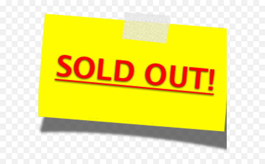 Sold Out Clipart Sorry - Sold Out Clip Art Png,Sold Png