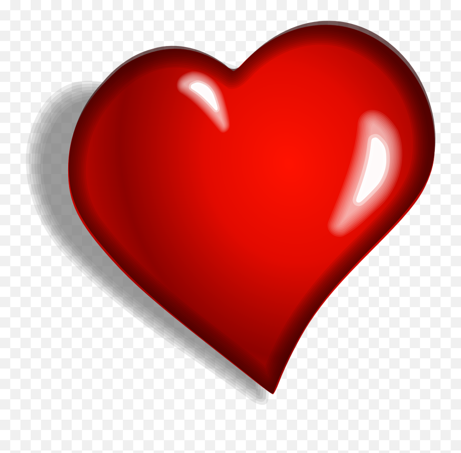 Heart Red Emotional - Heart Clip Art Png,Heart Cartoon Png