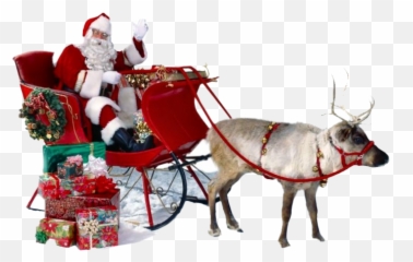 Santa Claus Sleigh Png Image All - In Movie