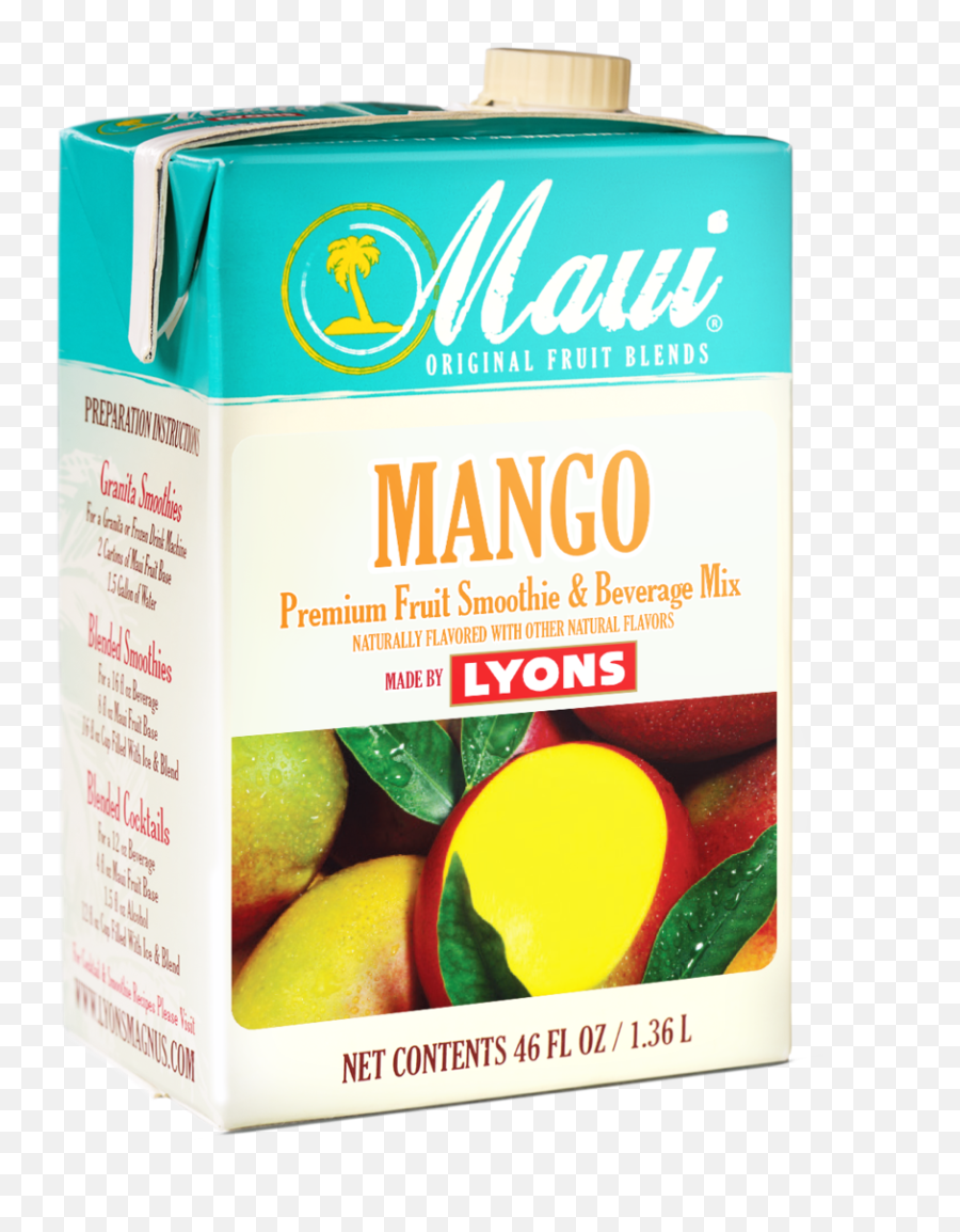 Mango Smoothie Mix - Maui Smoothie Mix Png,Mango Transparent