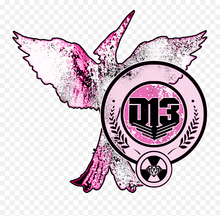District 13 Mockingjay Pink Hungergamesgear - Fictional Fictional Universe Of The Hunger Games Png,The Hunger Games Logo