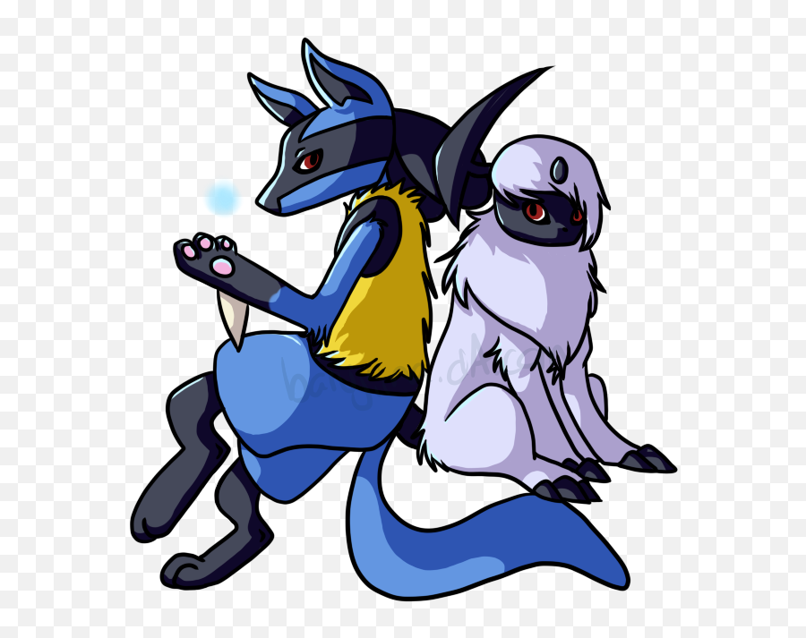 Lucario Png - Pokemon Lucario X Absol,Absol Png