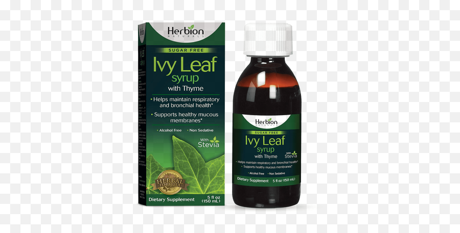 Ivy Leaf Cough Syrup With Thyme 5 Oz - Herbion Ivy Leaf Syrup Png,Ivy Leaf Png