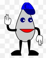 Cartoon Water Drop Free Svg - Water Drop Man png