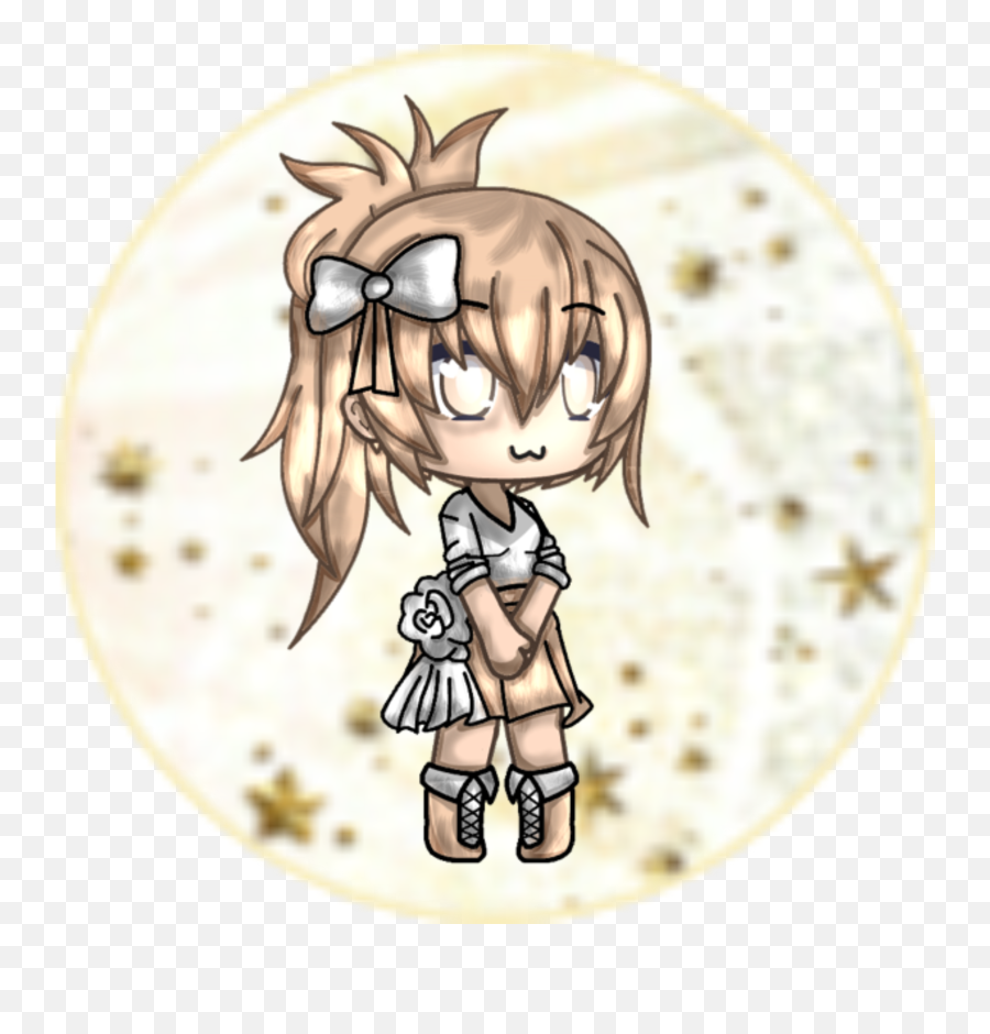 Angel Yellow Gold White Gacha Image - Fictional Character Png,Ibis Paint X Icon