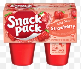 Strawberry Snack Pack - Snack Pack Strawberry Jello Png,Jello Png