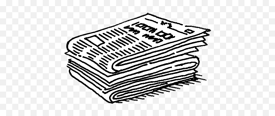 Download Cartoon News Paper Transparent - Cartoon Newspaper Transparent Background Png,News Paper Png