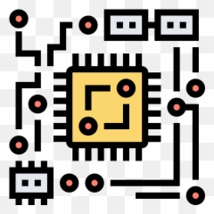 Circuit Board Free Vector Icons Designed By Eucalyp - Electronics Manufacturing Icon Png