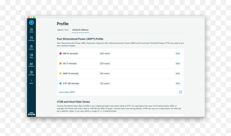 Your Athlete Profile And Workout Settings U2013 Wahoo Fitness - Vertical Png,Heart Icon Mac