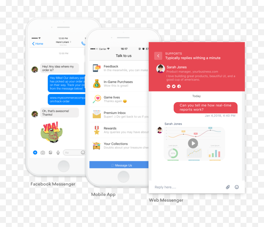 Live Chat Inc Alternative Freshdesk Messaging - Smart Device Png,Facebook Messenger Home Icon
