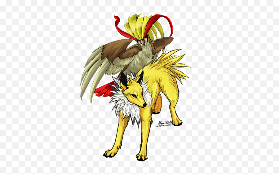 Aidan The Pidgeot And Storm Jolteon - Illustration Png,Pidgeot Png