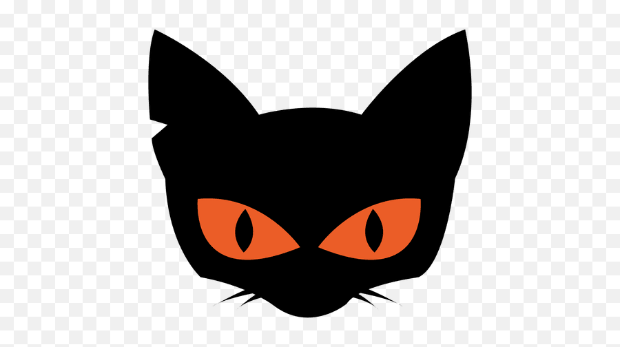 Creepy Cat Head 5 - Transparent Png U0026 Svg Vector File Cat Face Png Logo,Creepy Eye Png
