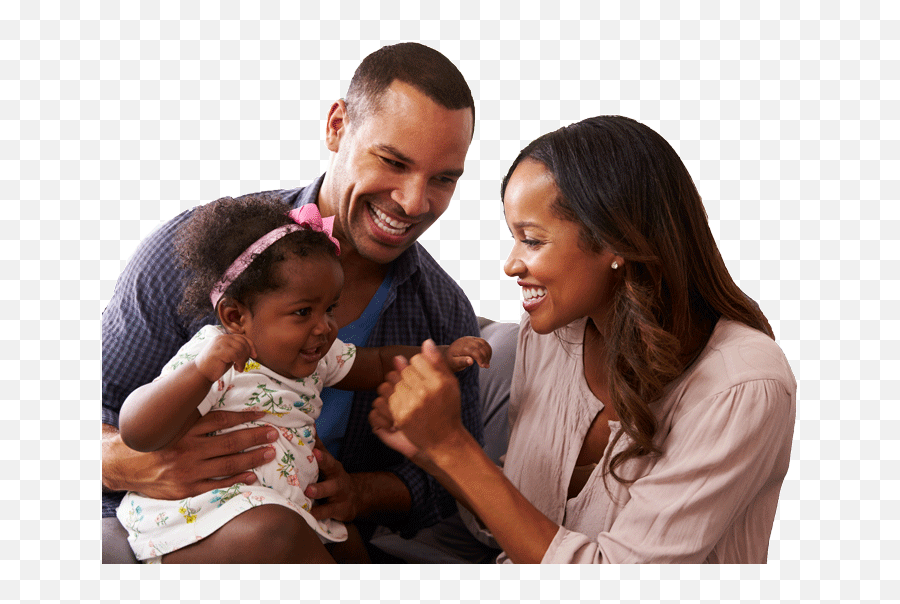 Download Happy Parents Playing With Baby Girl - Baby With Parents Png,Parents Png