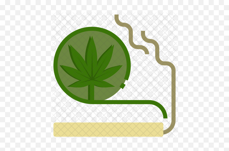 Smoking Weed Icon Of Flat Style - Smoke Weed Icon Png,Weed Smoke Png