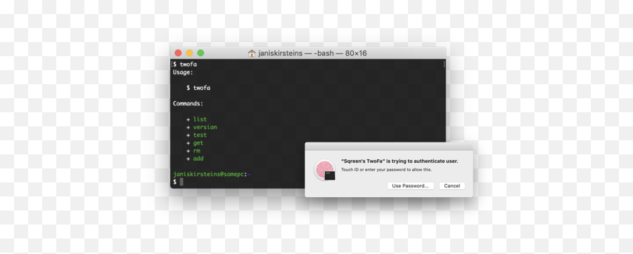 Introducing Twofa - A Touch Idaware 2fa Client For Macos Screenshot Png,Red Eyes Meme Transparent