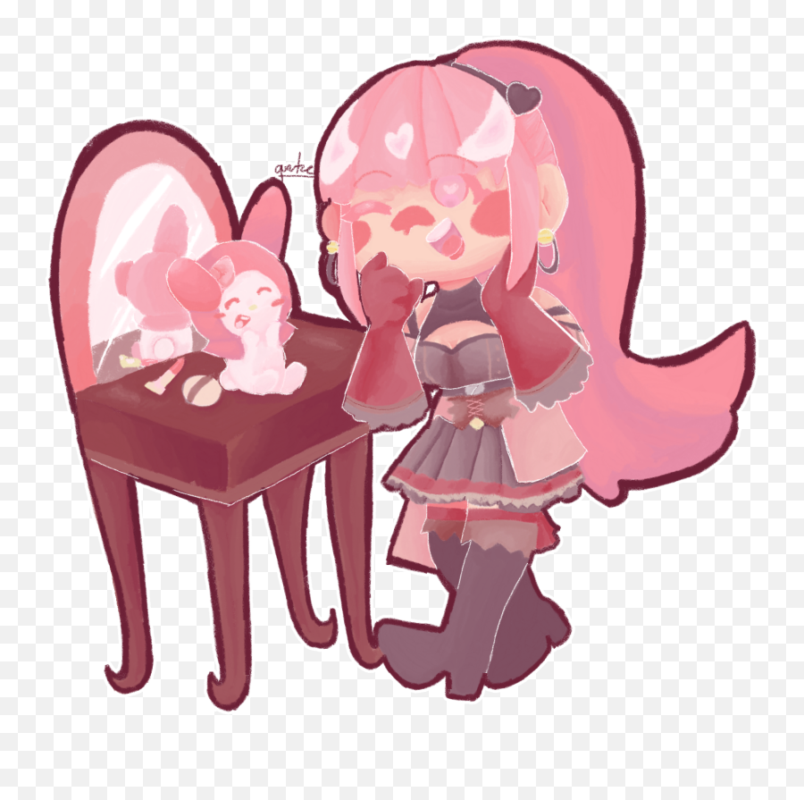 I Drew Hilda With My Melody - Cartoon Png,My Melody Transparent