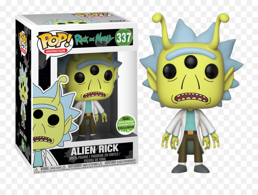 Rick And Morty - Alien Rick Eccc 2018 Us Exclusive Pop Funko Pop Rick And Morty Png,Rick And Morty Png Transparent