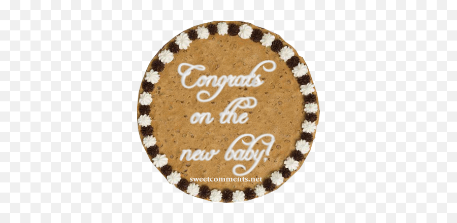 The Baby Congrats Cookie Cookies Picture For Facebooktumblr - Valentines Cookie Cakes Png,Plate Of Cookies Png