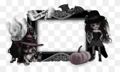 Cadre Photo Halloween Gothique Gothic Frame Png - Picture Frame