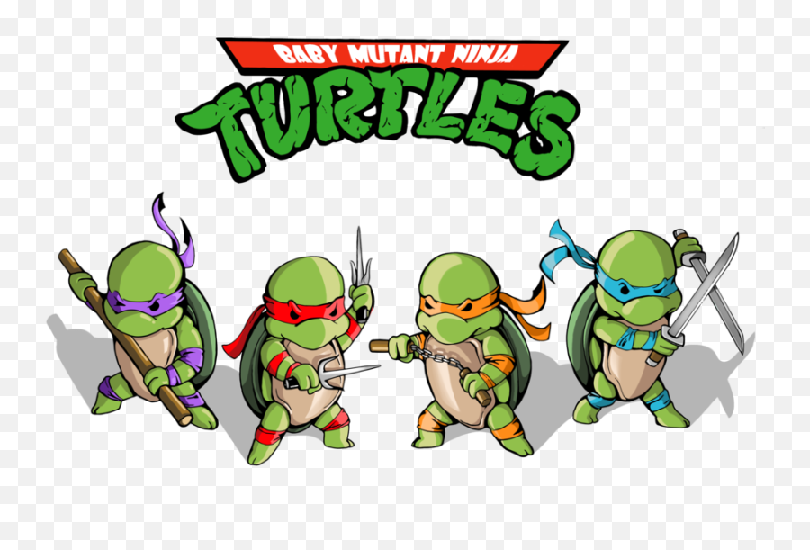 Ninja Turtle Face Png Picture 610949 Turtles - Transparent Baby Ninja Turtles,Ninja Turtle Png
