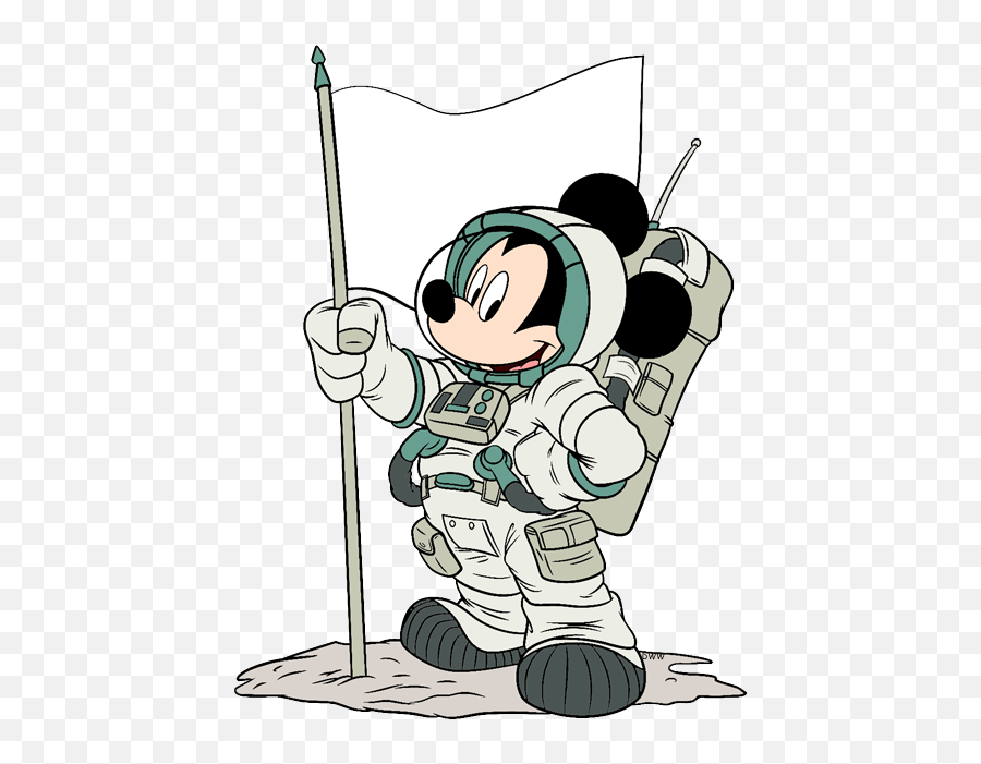 Mickey The Astronaut - Mickey Mouse Astronaut Full Size Astronaut Mickey Mouse Disney Png,Astronaut Png