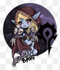 I Hope You Guys Like My Drawing Of - Sylvanas World Of Warcraft Cute Png,Sylvanas Png